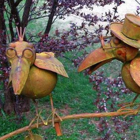 Two Old Crows Kinetic Garden Stake 3 Two Old Crows Kinetic Garden Stake