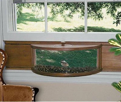 Panoramic Window Feeder With Mirror 3 Panoramic Window Feeder With Mirror