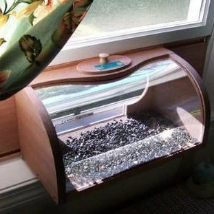 Bread Box Window Bird Feeder 3 Bread Box Window Bird Feeder