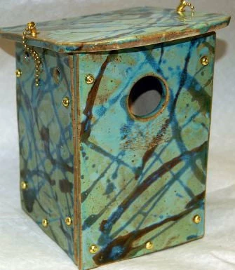 Orchard Nest Box- Teal Or Cobalt 3 Orchard Nest Box- Teal Or Cobalt