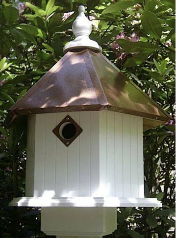 Gardenia Birdhouse In Vinyl/PVC 3 Gardenia Birdhouse In Vinyl/PVC