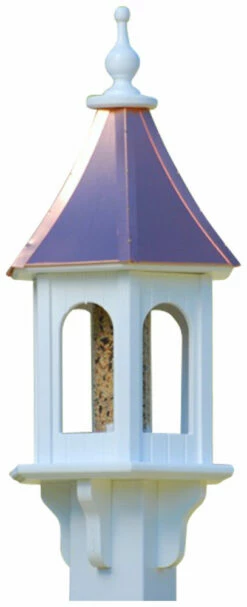 Copper Roof Gazebo Bird Feeder - 28x10 8 Copper Roof Gazebo Bird Feeder - 28x10 -THE BIRDHOUSE CHICK Sales BF 10 BC