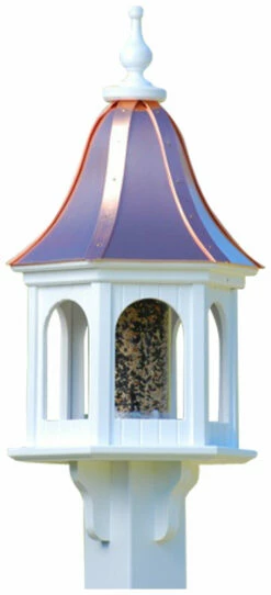 Copper Roof Gazebo Bird Feeder Bell Shape - 28x12 8 Copper Roof Gazebo Bird Feeder Bell Shape - 28x12 -THE BIRDHOUSE CHICK Sales BF12 BC PANELS