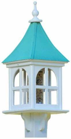 Copper Roof Bird Feeder Arch Window - 28x12 9 Copper Roof Bird Feeder Arch Window - 28x12 -THE BIRDHOUSE CHICK Sales BF12 SQ PC
