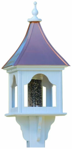 Copper Roof Bird Feeder Square Gazebo - 36x14 7 Copper Roof Bird Feeder Square Gazebo - 36x14 -THE BIRDHOUSE CHICK Sales BF14 SQ BC