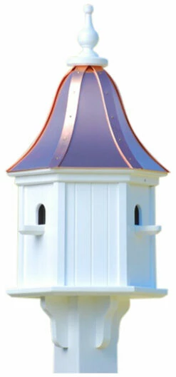 Copper Roof Birdhouse 28x12- 3 Perches 7 Copper Roof Birdhouse 28x12- 3 Perches -THE BIRDHOUSE CHICK Sales BH12 3 BC