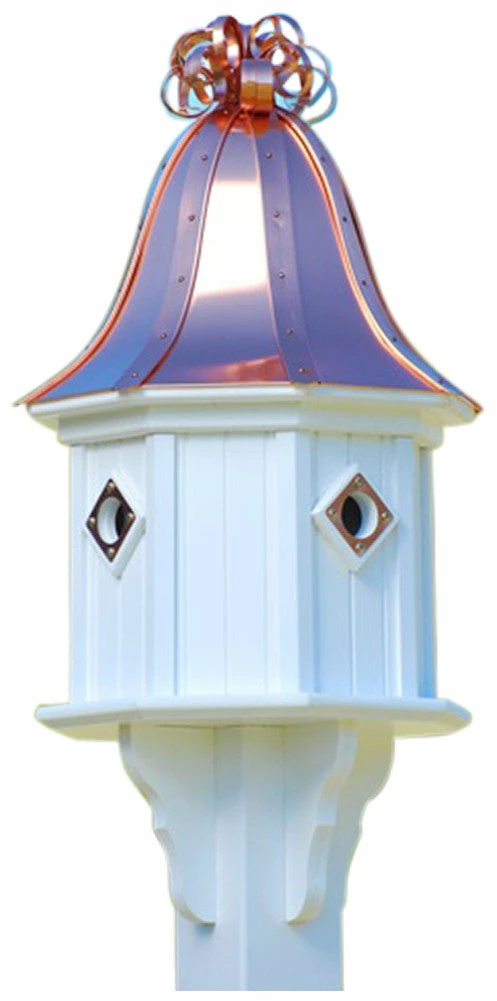 Copper Roof Birdhouse 34x14 Ribbon Detail 4 Portals 5 Copper Roof Birdhouse 34x14 Ribbon Detail 4 Portals - Image 3