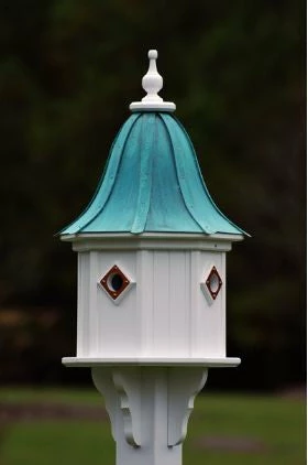 Copper Roof Birdhouse 34x14- 4 Portals 4 Copper Roof Birdhouse 34x14- 4 Portals - Image 2