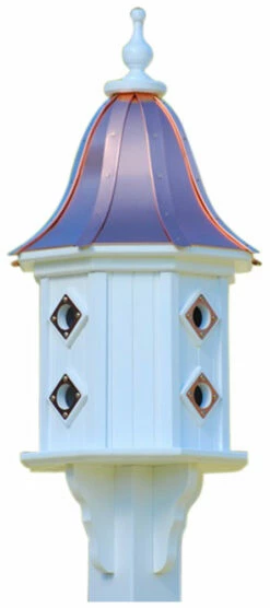 Copper Roof Dovecote Birdhouse 36x14- 8 Portals -THE BIRDHOUSE CHICK Sales BH14 8CP BC BELL