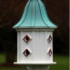 Copper Roof Dovecote Birdhouse 36x14 Ribbon Detail- 8 Portals 2 Copper Roof Dovecote Birdhouse 36x14 Ribbon Detail- 8 Portals -THE BIRDHOUSE CHICK Sales BH14 8CP PC 20CURLY 727371a9 3cf2 470c 90be c032f9dd5ca0
