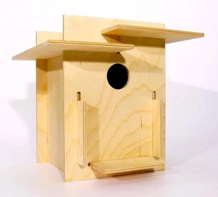 Box For Birds Birdhouse Kit- Modern 4 Box For Birds Birdhouse Kit- Modern - Image 2