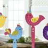 Birdie Garden Stakes Set/4 -THE BIRDHOUSE CHICK Sales Birdie Garden Stakes