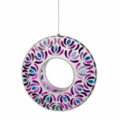 Featured Products -THE BIRDHOUSE CHICK Sales Blossom Glass Circle Fly Thru Bird Feeder
