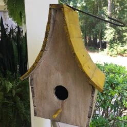 Boho Chalet Hanging Birdhouse- 4 Colors 10 Boho Chalet Hanging Birdhouse- 4 Colors -THE BIRDHOUSE CHICK Sales Boho Chalet Hanging Birdhouse3