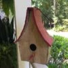 Boho Chalet Hanging Birdhouse- 4 Colors 2 Boho Chalet Hanging Birdhouse- 4 Colors -THE BIRDHOUSE CHICK Sales Boho Chalet Hanging Birdhouse4