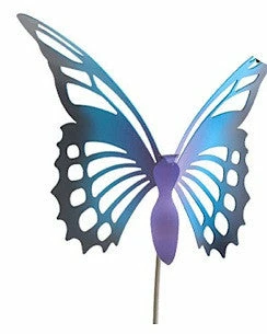 Large Butterfly Garden Stakes Set/3 4 Large Butterfly Garden Stakes Set/3 - Image 2