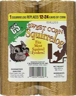 Sweet Corn Squirrel Logs 3 Sweet Corn Squirrel Logs
