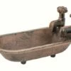 Upper Deck Cast Iron Tub Dish 1 Upper Deck Cast Iron Tub Dish -THE BIRDHOUSE CHICK Sales Cast Iron Tub Dish