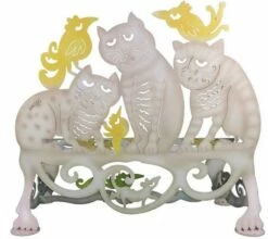 Garden Cat Bench 7 Garden Cat Bench -THE BIRDHOUSE CHICK Sales Cat Bench Back Detail