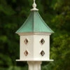 Copper Roof Birdhouse 28x12- 8 Portals 2 Copper Roof Birdhouse 28x12- 8 Portals -THE BIRDHOUSE CHICK Sales Copper Roof Birdhouse 28x12 portals