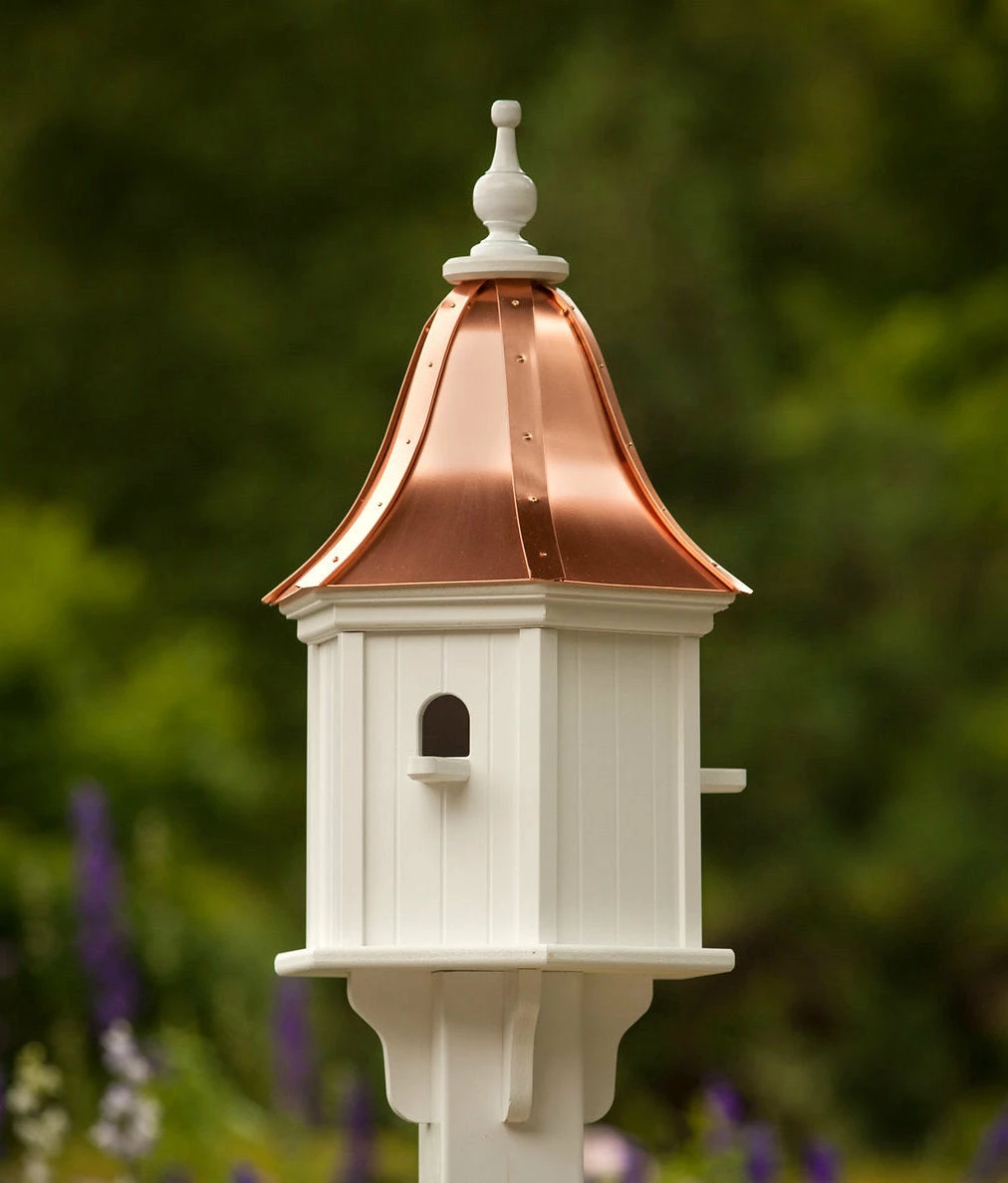Copper Roof Birdhouse 28x12- 3 Perches 4 Copper Roof Birdhouse 28x12- 3 Perches - Image 2