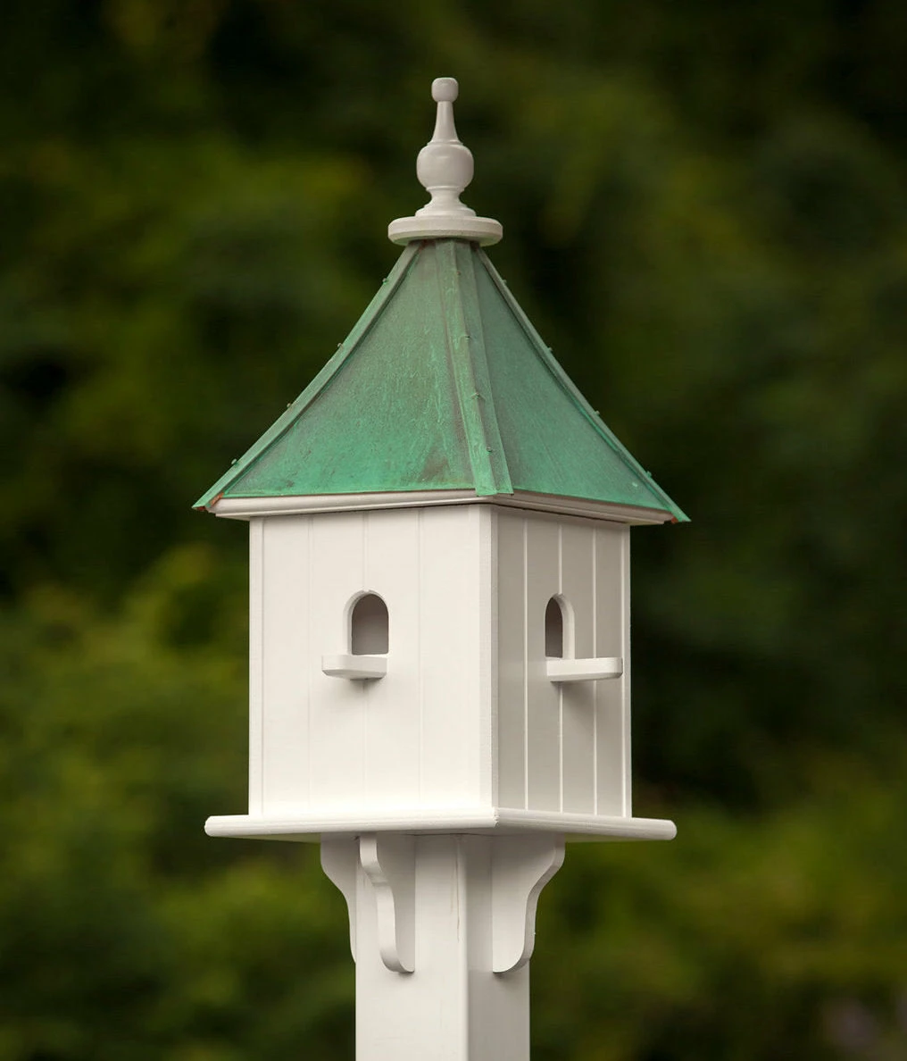 Copper Roof Birdhouse 28x10- 4 Perches 3 Copper Roof Birdhouse 28x10- 4 Perches
