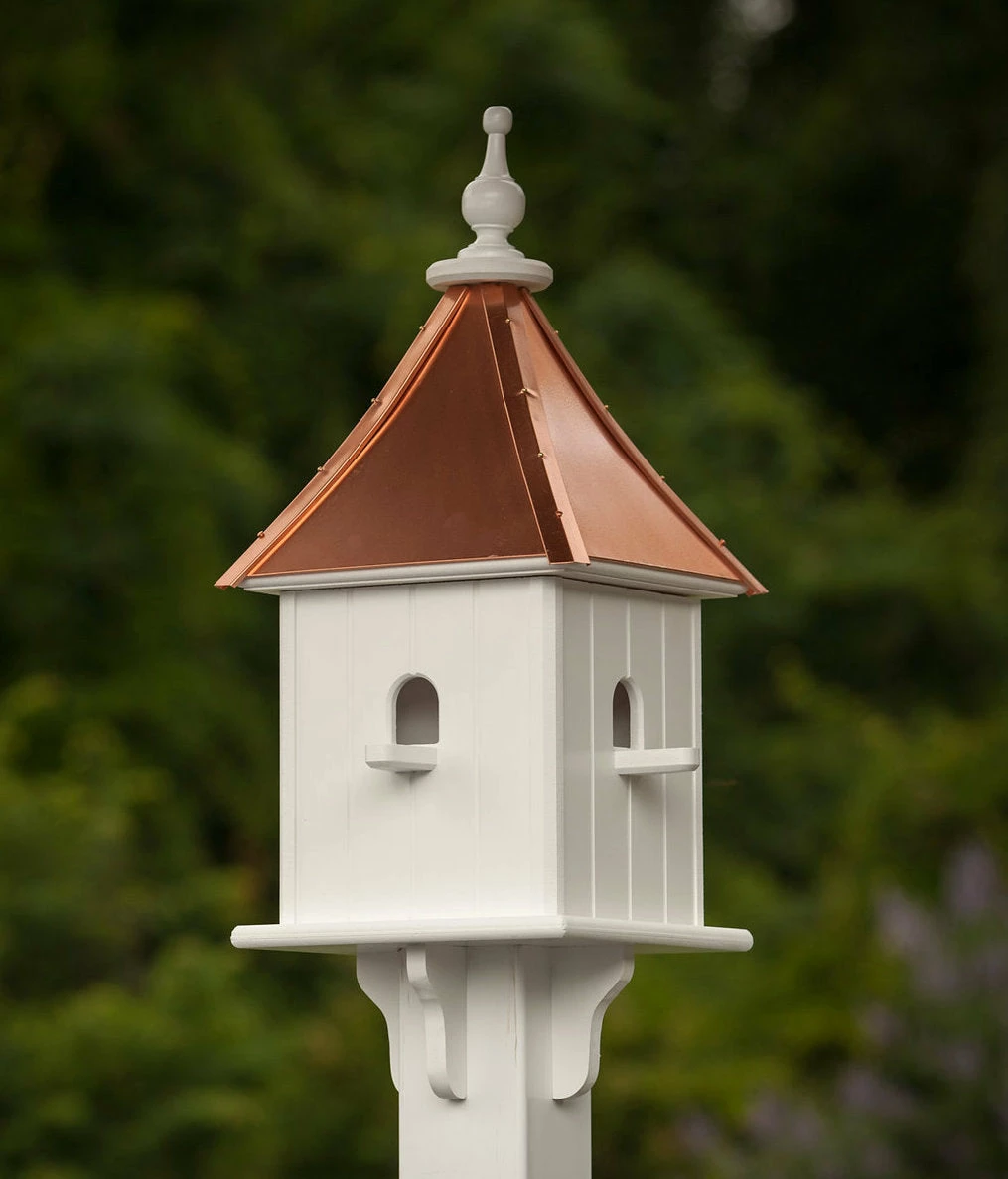 Copper Roof Birdhouse 28x10- 4 Perches 4 Copper Roof Birdhouse 28x10- 4 Perches - Image 2