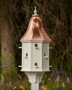 Copper Roof Dovecote Birdhouse 42x16
