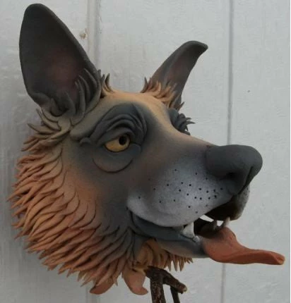 German Shepherd Ceramic Birdhouse 3 German Shepherd Ceramic Birdhouse