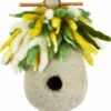 Felted Wool Birdhouse-Hermit Hut 2 Felted Wool Birdhouse-Hermit Hut -THE BIRDHOUSE CHICK Sales DZ HERMIT