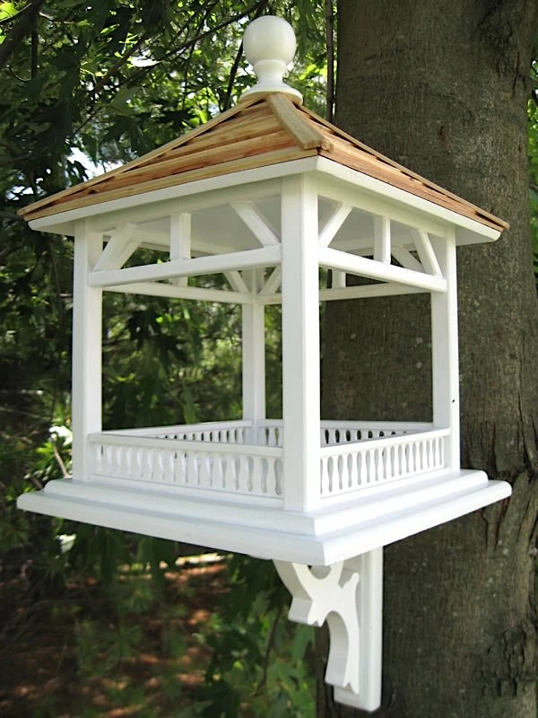 Dream House Bird Feeder With Bracket 3 Dream House Bird Feeder With Bracket