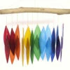 Rainbow Glass & Driftwood Wind Chime 1 Rainbow Glass & Driftwood Wind Chime -THE BIRDHOUSE CHICK Sales Driftwood Rainbow Wind Chime