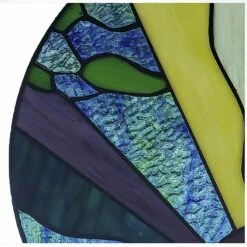 Earth Elements Stained Glass Panel 8 Earth Elements Stained Glass Panel -THE BIRDHOUSE CHICK Sales Earth Elements Stained Glass Panel detail 2