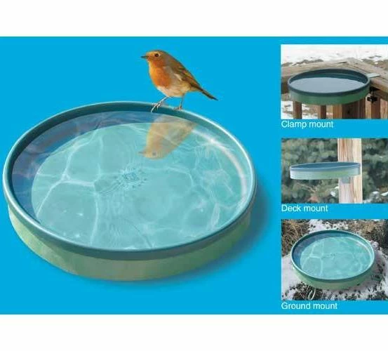 Heated Bird Bath 3 Mounting Options 3 Heated Bird Bath 3 Mounting Options