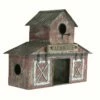 Farmhouse Barn Birdhouse- 3 Nest 1 Farmhouse Barn Birdhouse- 3 Nest -THE BIRDHOUSE CHICK Sales Farmhouse Barn Birdhouse 3 Nest