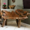 Teak Root Bench 1 Teak Root Bench -THE BIRDHOUSE CHICK Sales GAS BNCH