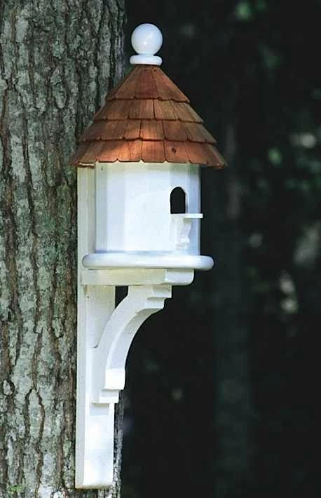 Flush Mount Architectural Birdhouse In Vinyl/PVC 3 Flush Mount Architectural Birdhouse In Vinyl/PVC