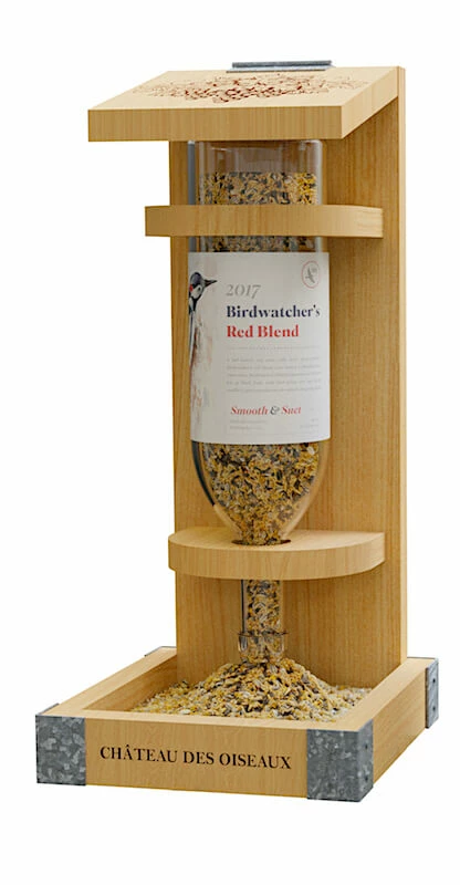 Gift Bottle Bird Feeder 3 Gift Bottle Bird Feeder