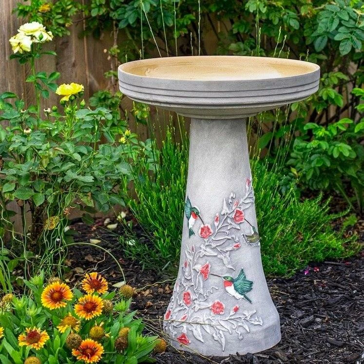 Hummingbird Bird Bath-Lock Top 3 Hummingbird Bird Bath-Lock Top