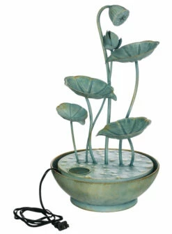 Lily Pad Hummingbird Bath Cascading Fountain 7 Lily Pad Hummingbird Bath Cascading Fountain -THE BIRDHOUSE CHICK Sales Lily Pad Fountain