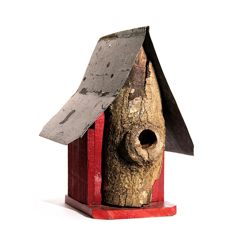 Natural Log Front Birdhouses 8 Natural Log Front Birdhouses - Image 6
