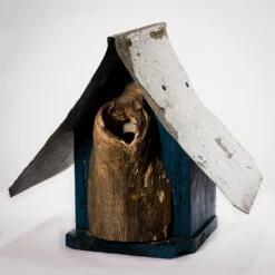 Natural Log Front Birdhouses 11 Natural Log Front Birdhouses -THE BIRDHOUSE CHICK Sales Natural Log Front Birdhouse 4A