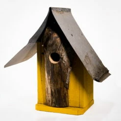Natural Log Front Birdhouses 12 Natural Log Front Birdhouses -THE BIRDHOUSE CHICK Sales Natural Log Front Birdhouse 6A
