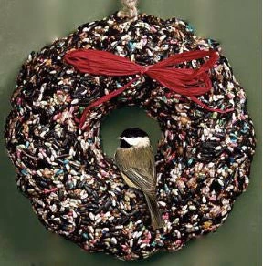 Large Bird Seed Wreath 3 Large Bird Seed Wreath