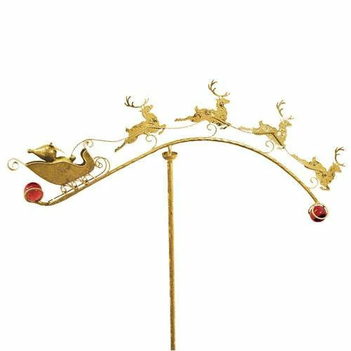 Reindeer And Sleigh Garden Stake 5 Reindeer And Sleigh Garden Stake - Image 3