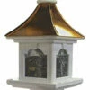 Copper Roof Bird Feeder Large Capacity With Post Mount -THE BIRDHOUSE CHICK Sales RW12 LCPS