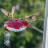 Window Mount Hummingbird Feeder 1 Window Mount Hummingbird Feeder -THE BIRDHOUSE CHICK Sales Ruby Slipper Window Hummingbird Feeder