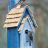 Rustic Bluebird Manor 2 Colors 2 Rustic Bluebird Manor 2 Colors -THE BIRDHOUSE CHICK Sales Rustic Bluebird Manor