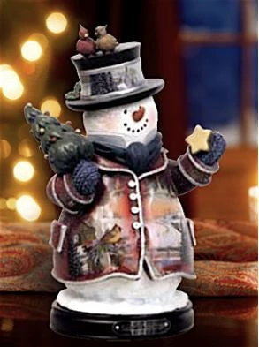 Season's Greetings Snowman Figurine 3 Season's Greetings Snowman Figurine
