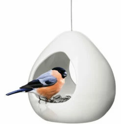Sagaform Birdies Fly-Thru Ceramic Bird Feeder